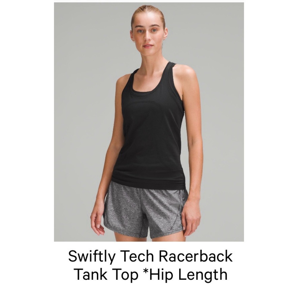 Swiftly Tech Racerback Tank Top - Black